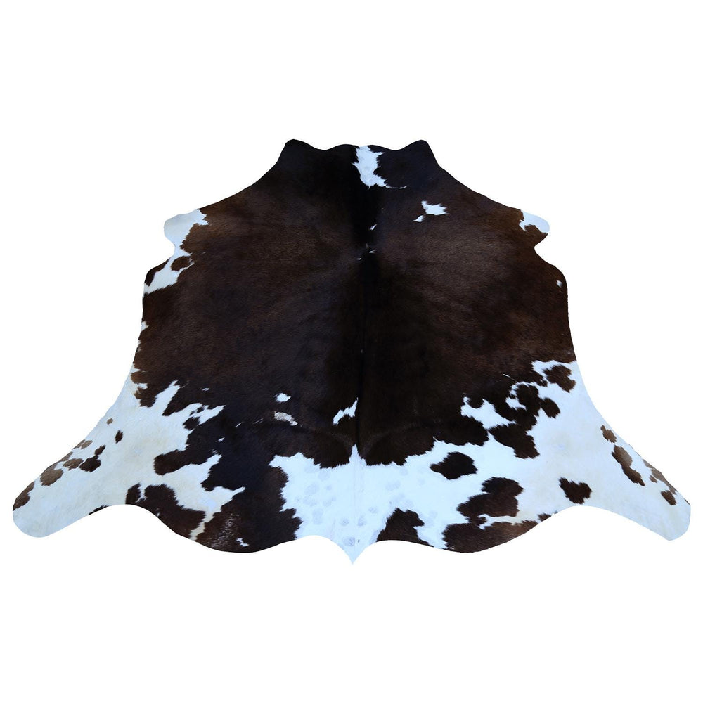 Luxury Brown & White Cowhide Rug | Non-Slip Backing | Hypoallergenic | Non-Shedding | Perfect for Bedroom - Living Room | Free Shipping in - Celestial Leather Limited