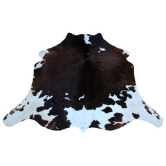 Luxury Brown & White Cowhide Rug | Non-Slip Backing | Hypoallergenic | Non-Shedding | Perfect for Bedroom - Living Room | Free Shipping in - Celestial Leather Limited
