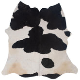 Luxury Brown & White Cowhide Rug - Hypoallergenic - Non-Slippery Suede Back - Durable - Versatile Area Rug for Bedroom or Living Room