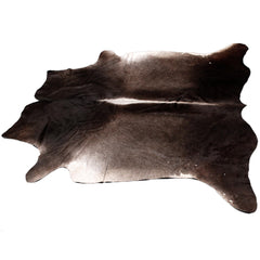 Luxurious Dark Brown & White Cowhide Rug - Large Animal Print, Hypoallergenic, Non Slip, Non Shedding - Handselected - High Quality - Celestial Leather Limited