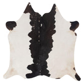 Luxurious Dark Brown & White Cowhide Rug - Hypoallergenic Large Animal Pattern Carpet for Lounge - Non Slip Suede Back - Free Shipping - Celestial Leather Limited