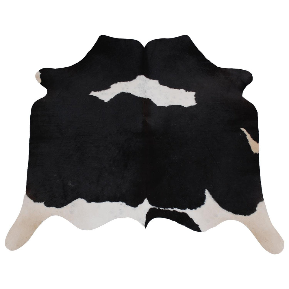 Luxuriously Handcrafted Natural Cowhide Area Rug - Hypoallergenic, Non-Slip Backing, Unique Markings, Durable and Versatile - Celestial Leather Limited