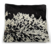 Exotic Cowhide Cushion Cover - Genuine Leather Hair-on Natural Animal Skin Pattern - Rustic Decorative Pillow Cover
