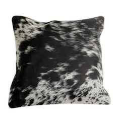 Luxurious Cowhide Cushion Cover - Stylish Genuine Leather Hairy Decor for Home - Eco-Friendly Exotic Animal Skin Pillow Cover - Celestial Leather Limited