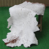 Luxurious Brown & White Goat Skin Rug | Handmade 100% Pure Goat Skin | Soft, Pet-Friendly, Non-Shedding | Eco-Friendly & Sustainable - Celestial Leather Limited