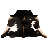 Luxurious Dark Brown & White Cowhide Rug | Large Animal Print Carpet | Hypoallergenic - Non-Shedding | Stunning Lounge Décor - Celestial Leather Limited