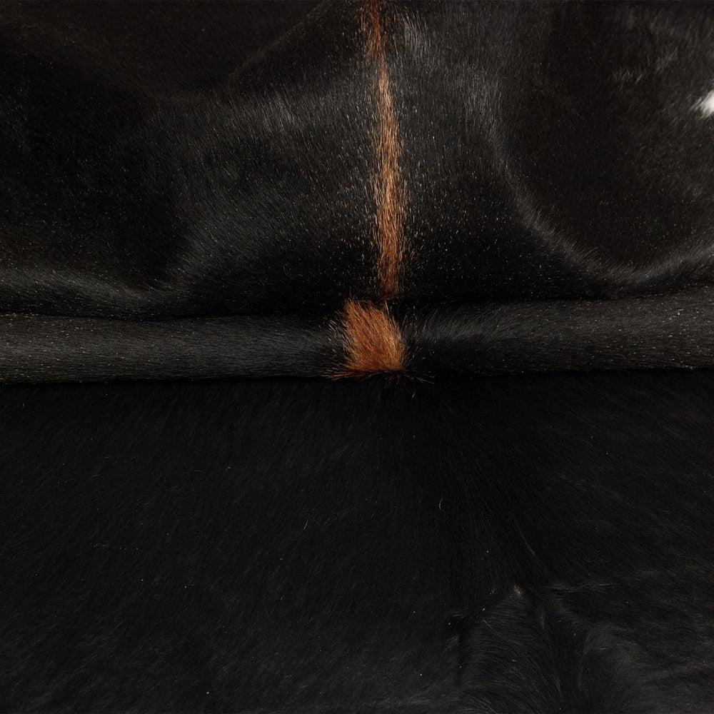 Luxurious Dark Brown & White Cowhide Rug | Large Animal Print Carpet | Hypoallergenic - Non-Shedding | Stunning Lounge Décor - Celestial Leather Limited