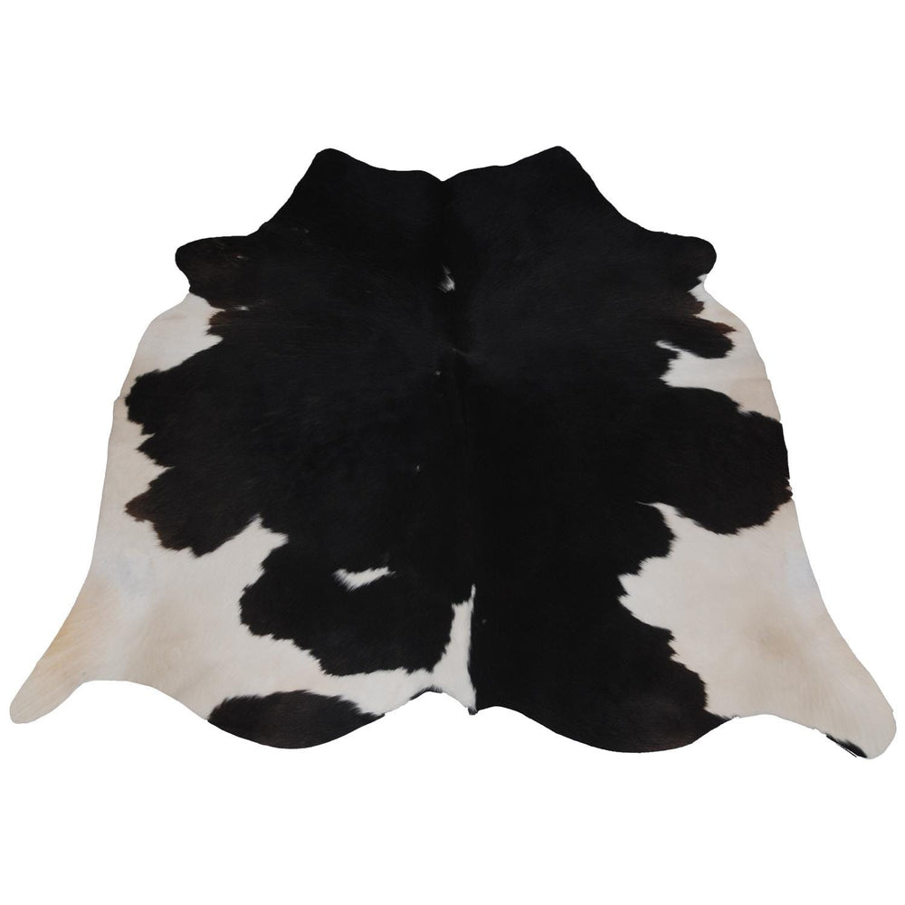 Luxurious Dark Brown & White Cowhide Rug | Hypoallergenic, Non Slip, Non Shedding | Hand selected from Premium Hides | Free Shipping across - Celestial Leather Limited