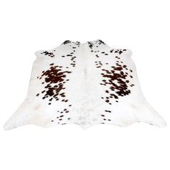 Luxurious Brown & White Cowhide Area Rug | Exotic Animal Skin Carpet for Home Decor | Hypoallergenic - Non-Slip | Large Size - Free UK - Celestial Leather Limited