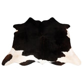 Luxurious Natural Black and White Cowhide Rug - Small Animal Print Area Rug with Hypoallergenic, Non Slip Suede Back Unique and Durable Home - Celestial Leather Limited