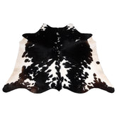 Luxurious Black & White Cowhide Rug - Hypoallergenic, Non-slip, Non-shedding, Unique Natural Beauty - Perfect for Upholstery - Home Décor