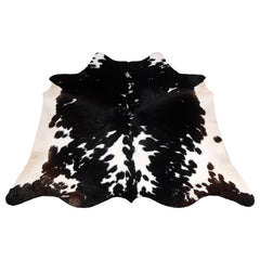 Luxurious Black & White Cowhide Rug - Hypoallergenic, Non-slip, Non-shedding, Unique Natural Beauty - Perfect for Upholstery - Home Décor