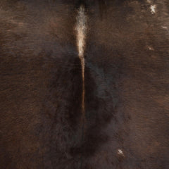 Luxurious Small Brown and White Cowhide Rug with Soft Hair | Hypoallergenic & Non-Shedding | Ideal for Upholstery | Free Shipping in UK - Celestial Leather Limited