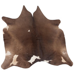 Luxurious Brown & White Cowhide Rug | Hypoallergenic - Non-Slip | Top Quality Natural Cow Skin for Home Decor - Upholstery - Free Shipping - Celestial Leather Limited