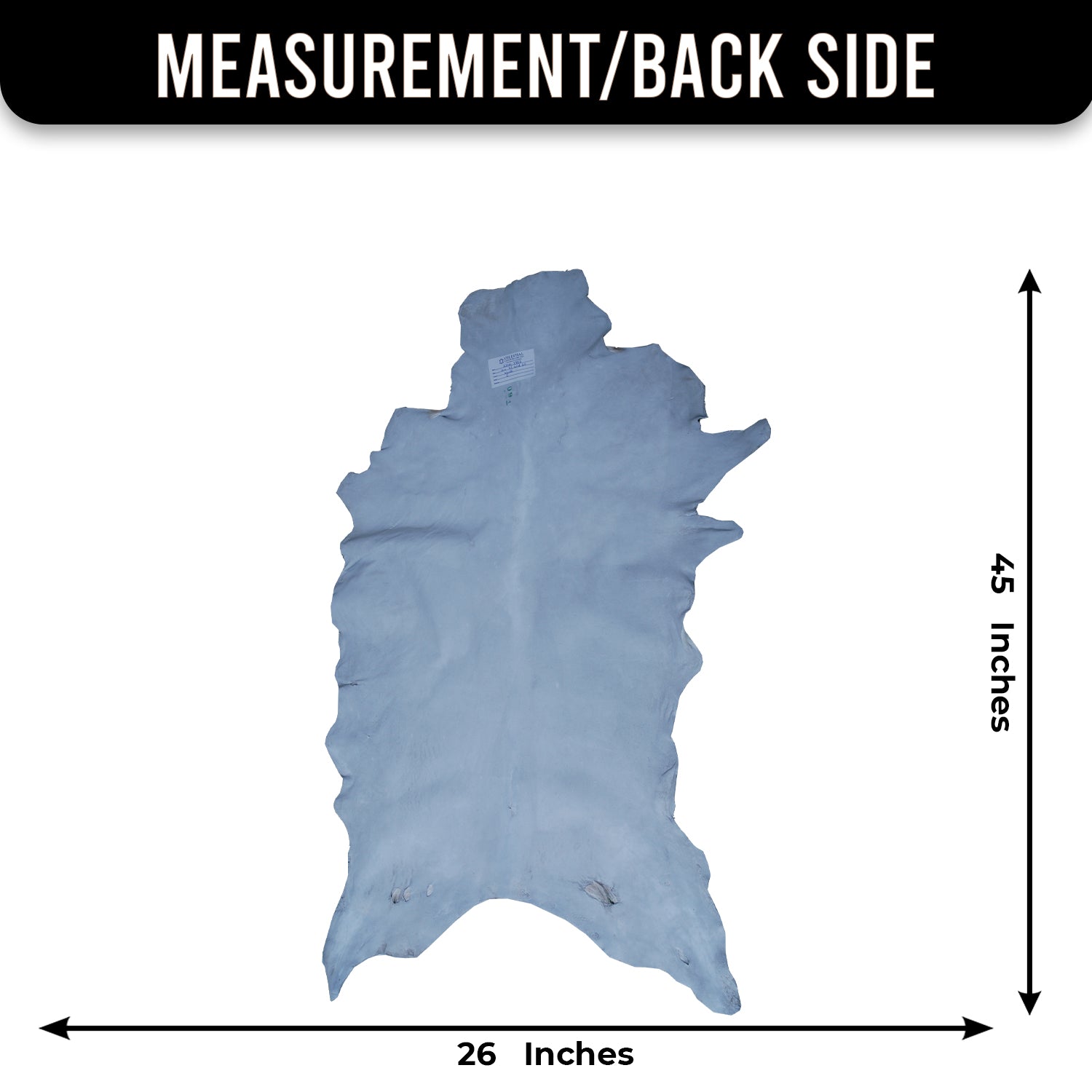 Brown and White Handmade Goat Skin Rug – Classic Elegance for Your Home