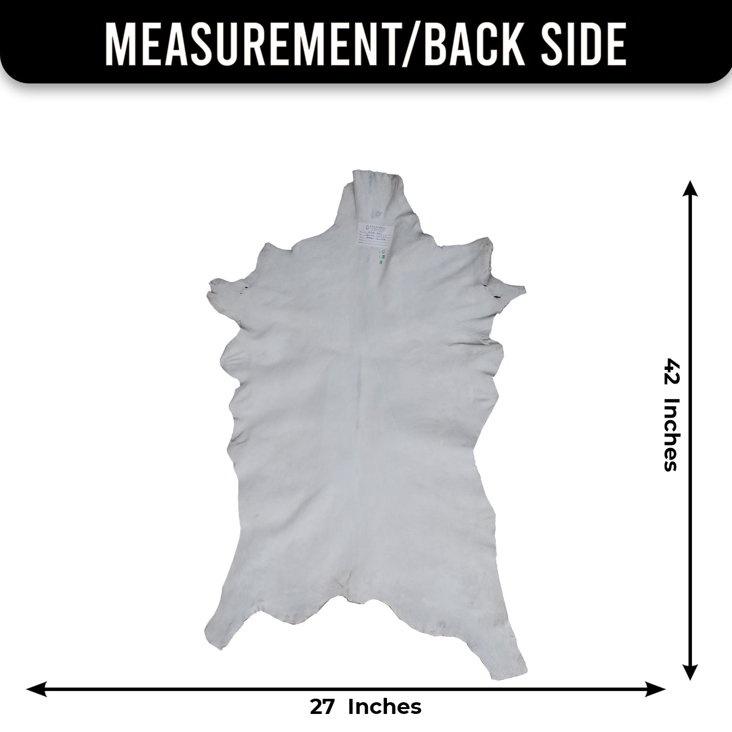 Handcrafted Dark Brown Goat Skin Rug - Genuine Leather for Luxurious Décor