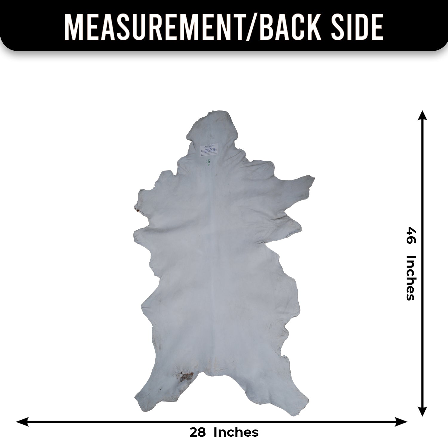 Dark Brown Rug - Soft, Durable, and Eco-Friendly - Handmade Pure Goat Skin Floor Rug - Non-Slip Suede Back