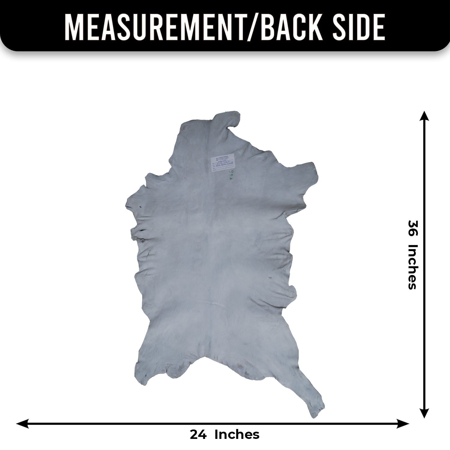 Elegant Black and White Goat Hide Rug - Perfect Accent for Any Room