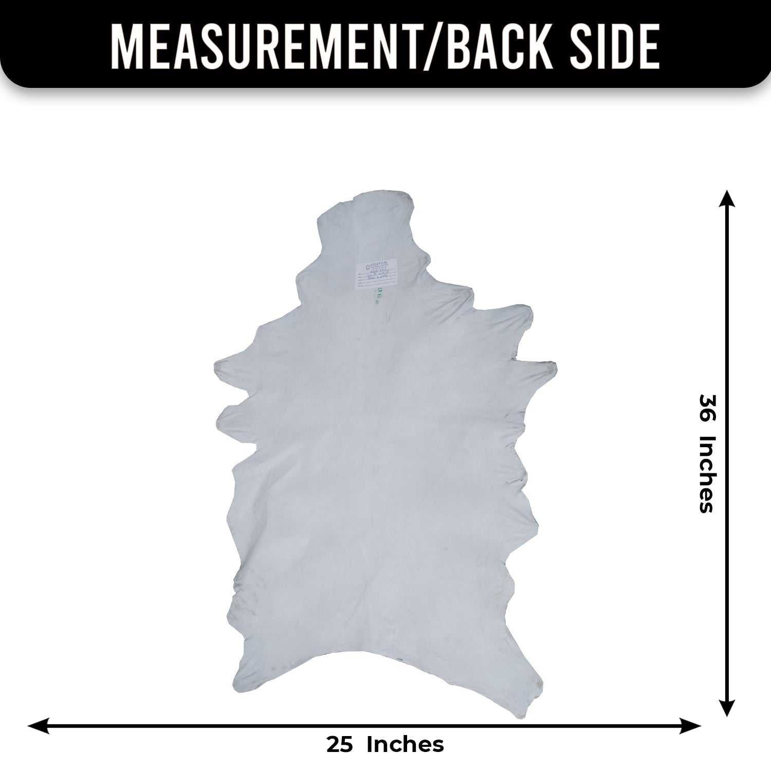 Black and White Handmade Goat Skin Rug – Natural Luxury for Your Home