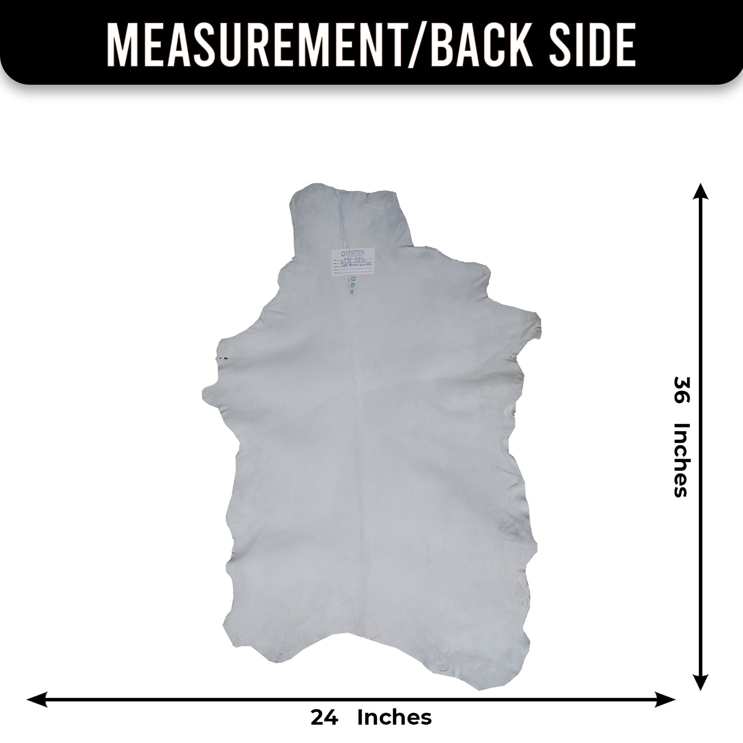 Decorative Brown and White Goat Hide Rug - Perfect for Floor or Wall Accents