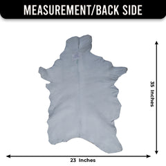 Decorative Dark Brown Goat Skin Rug - Luxurious Touch for Living Spaces