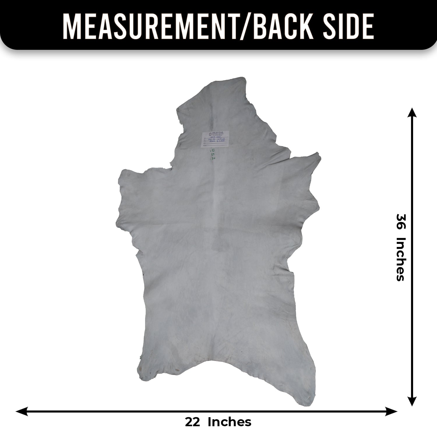 Luxurious Black and White Goat Skin Rug - Natural Hair-On Leather for Home Styling