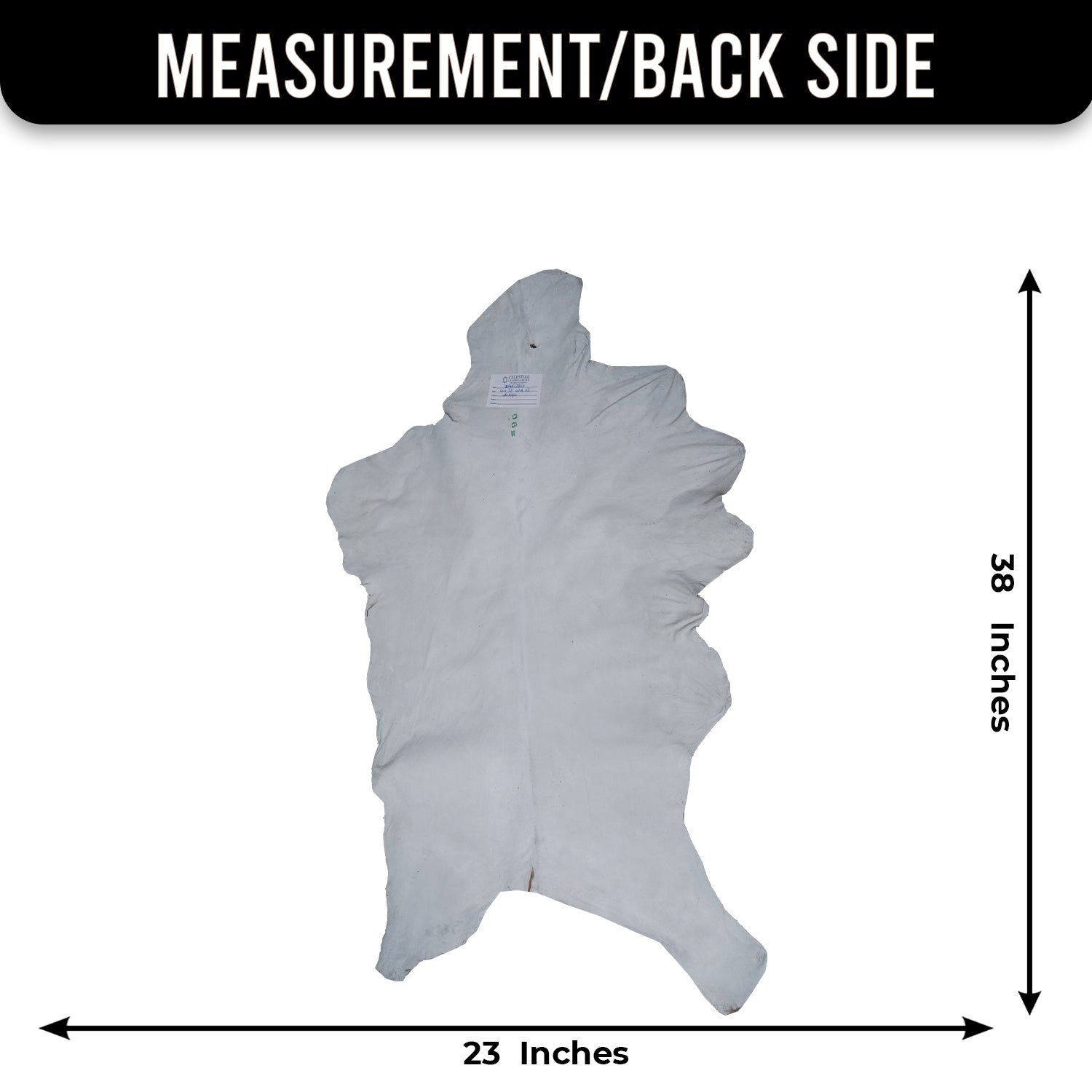 Celestial Tan Skin Rug - Soft, Durable, and Eco-Friendly - Handmade Pure Goat Skin Floor Rug - Non-Slip Suede Back