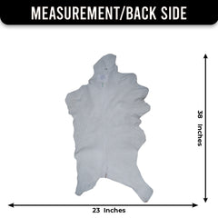 Celestial Tan Skin Rug - Soft, Durable, and Eco-Friendly - Handmade Pure Goat Skin Floor Rug - Non-Slip Suede Back