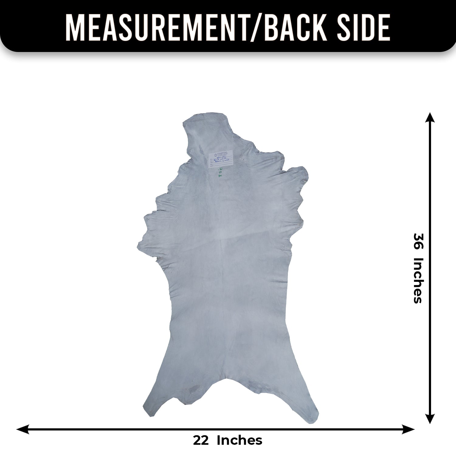 Brown and White Handmade Goat Skin Rug – Classic Elegance for Your Home