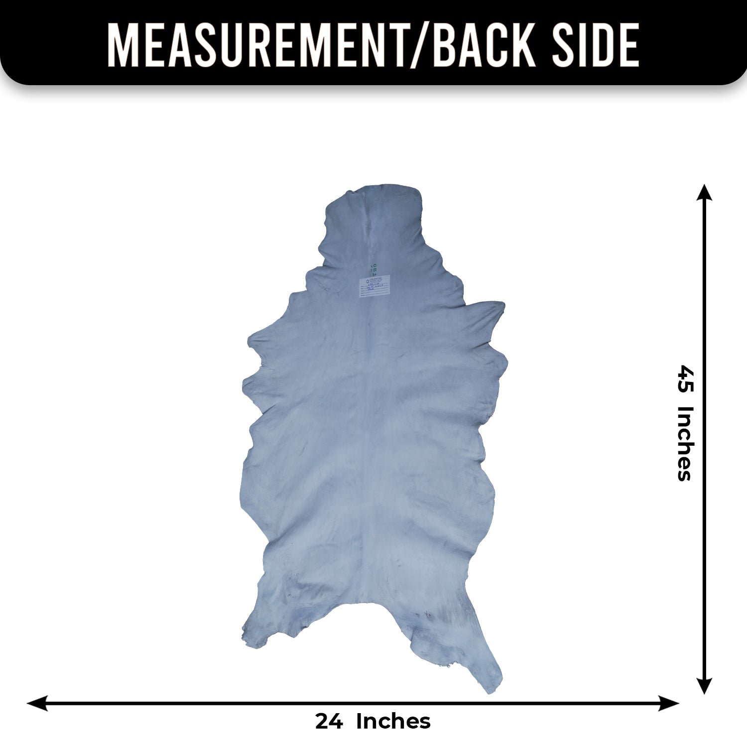 Decorative Brown and White Goat Hide Rug - Perfect for Floor or Wall Accents