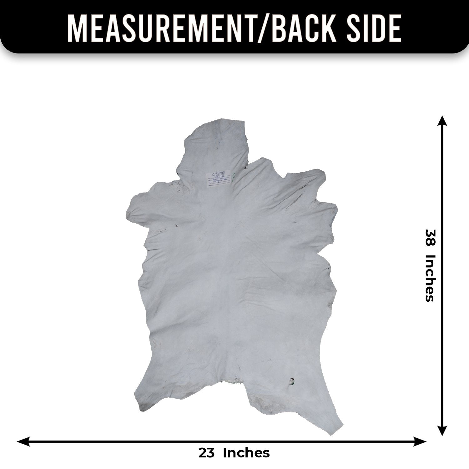 Luxurious Brown and White Genuine Goat Hide Rug - Handcrafted Premium Hair-On Goat Skin Rug with Unique Patterns and Colors - Celestial Leather Limited