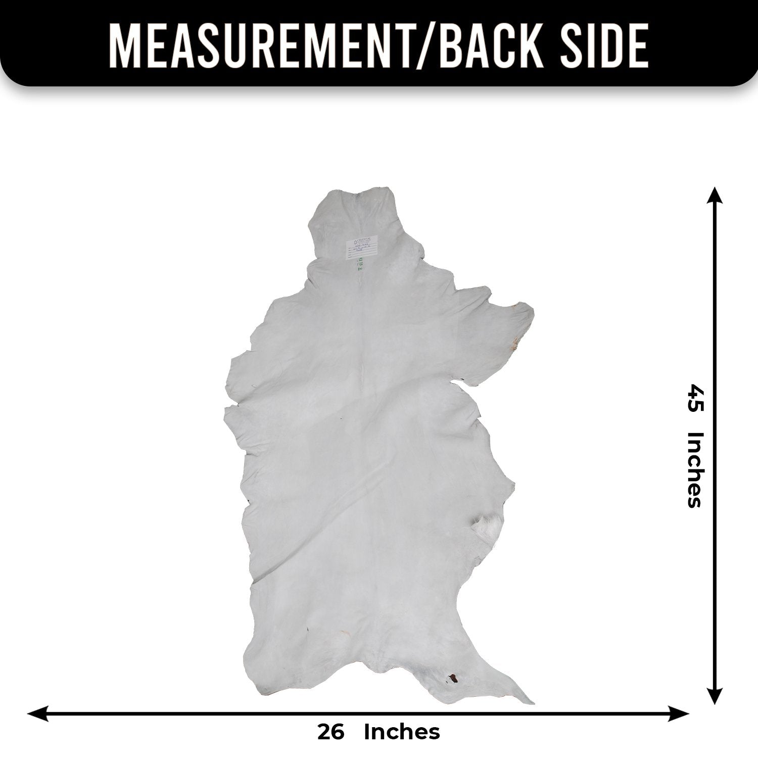 Luxurious Dark Brown & White Goat Skin Rug - Handmade Pure Goat Skin Floor Rugs for Stunning Natural Beauty & Eco-Friendly Charm - Celestial Leather Limited