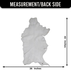 Luxurious Dark Brown & White Goat Skin Rug - Handmade Pure Goat Skin Floor Rugs for Stunning Natural Beauty & Eco-Friendly Charm - Celestial Leather Limited