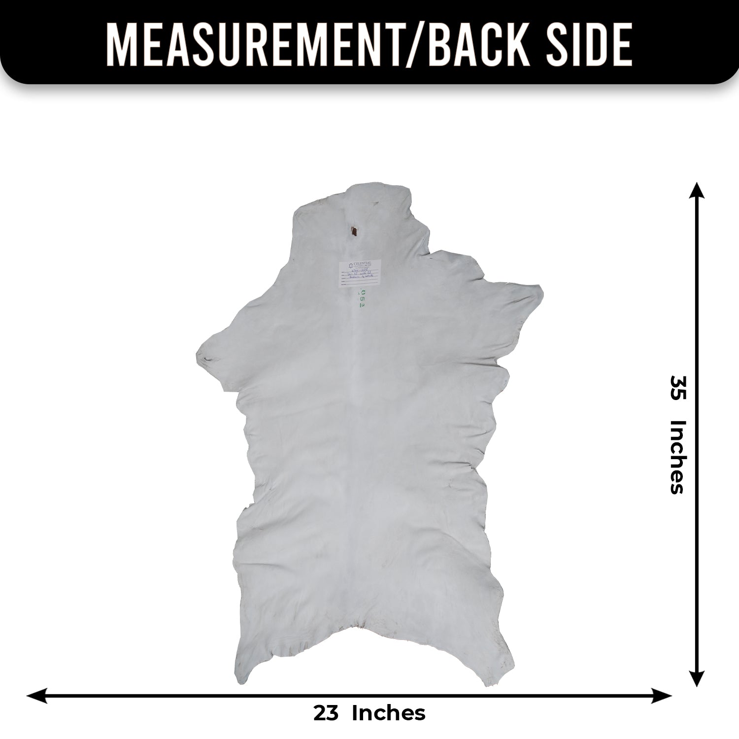 Luxurious Brown & White Goat Skin Rug - Soft, Durable, and Eco-Friendly - Handmade Pure Goat Skin Floor Rug - Non-Slip Suede Back