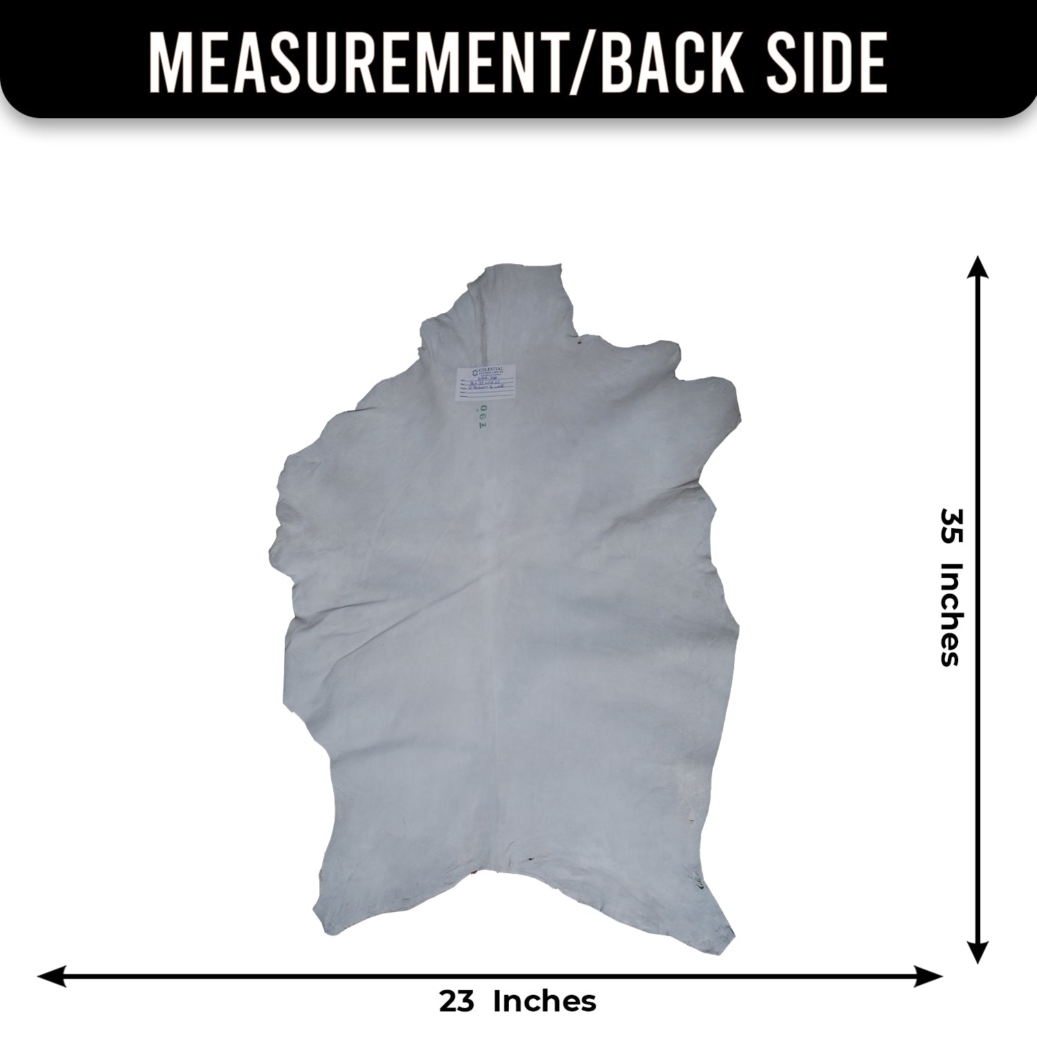 Handcrafted Brown and White Goat Skin Rug - Soft, Durable, and Elegant Décor