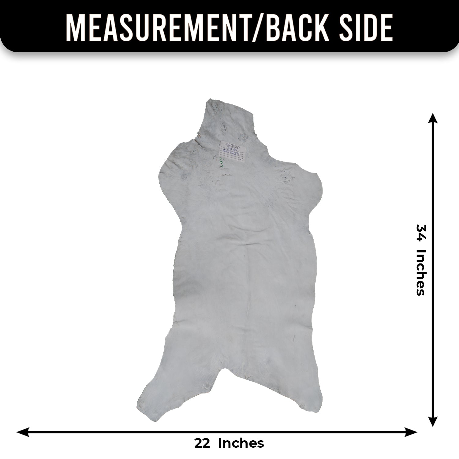 Elegant Brown and White Goat Hide Rug - Perfect Accent for Living Room or Bedroom