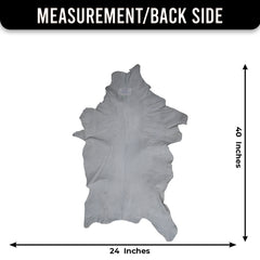 Handcrafted Black and White Goat Skin Rug - Soft and Durable Hair-On Leather - Celestial Leather Limited