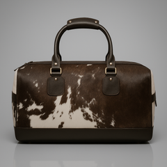 Handcrafted Cowhide Duffle Bag – Stylish Leather Travel Bags for Men & Women