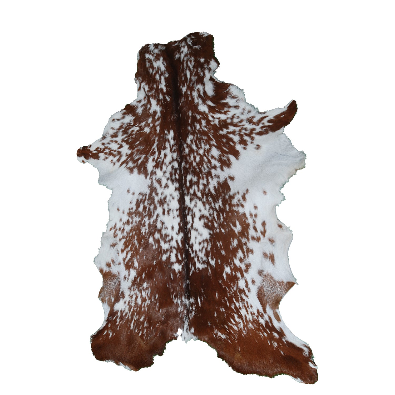 Dark Brown Rug - Soft, Durable, and Eco-Friendly - Handmade Pure Goat Skin Floor Rug - Non-Slip Suede Back