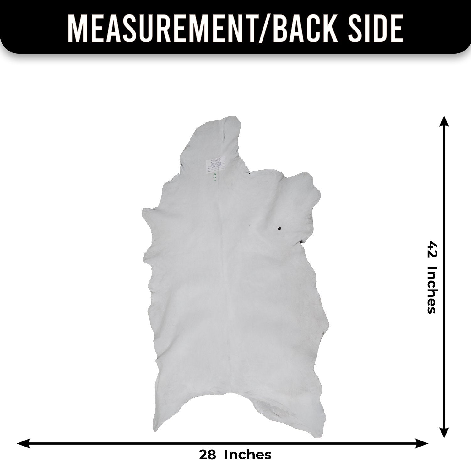 Luxurious Handmade Black & White Goat Skin Rug: Soft, Hypoallergenic, Sustainable, Non-Shedding & Unique - Add Nature's Beauty to Your Home - Celestial Leather Limited