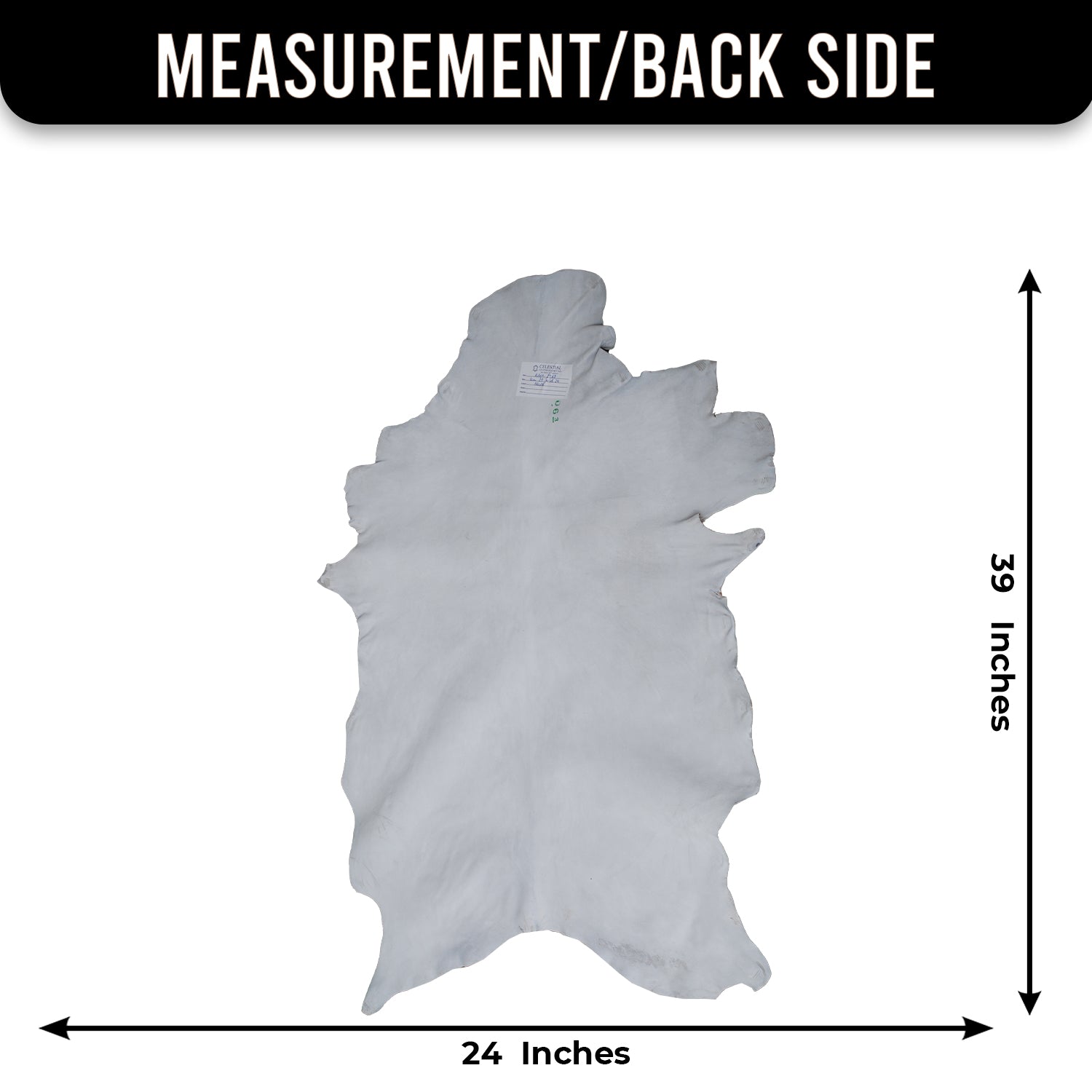 Black and Brown Handmade Goat Skin Rug – Rustic Charm for Your Home