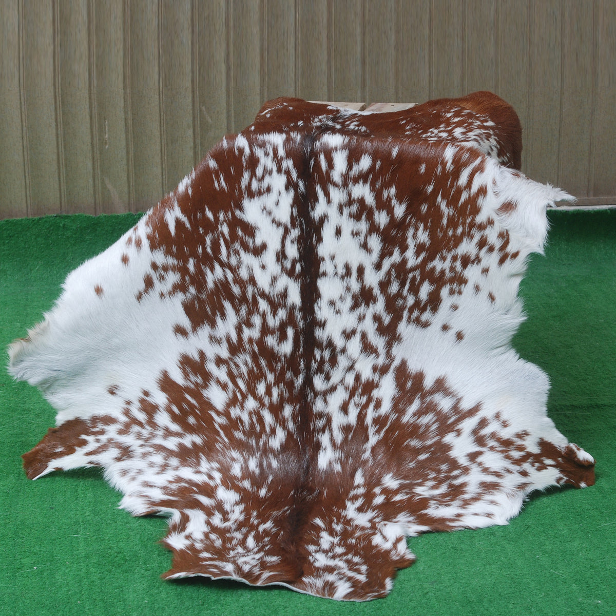Dark Brown Rug - Soft, Durable, and Eco-Friendly - Handmade Pure Goat Skin Floor Rug - Non-Slip Suede Back