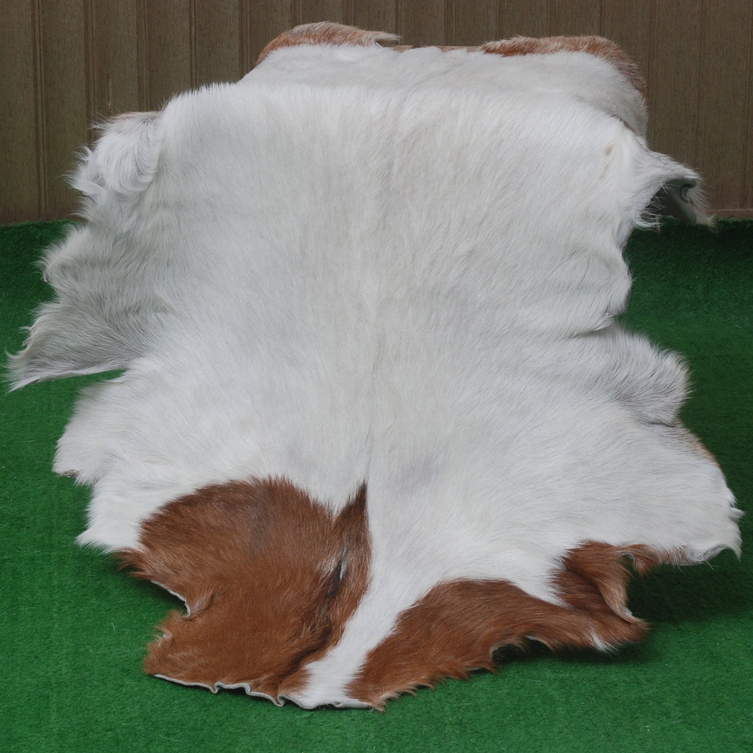 Decorative Dark Brown Goat Skin Rug - Luxurious Touch for Living Spaces - Celestial Leather Limited