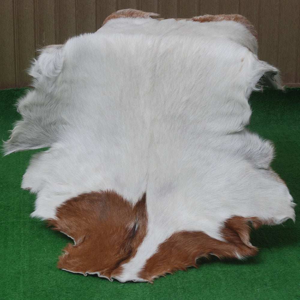 Decorative Dark Brown Goat Skin Rug - Luxurious Touch for Living Spaces - Celestial Leather Limited