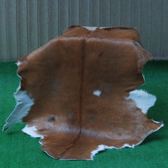 Natural Dark Brown Goat Hide Rug - Perfect for Modern and Rustic Spaces ) - Celestial Leather Limited