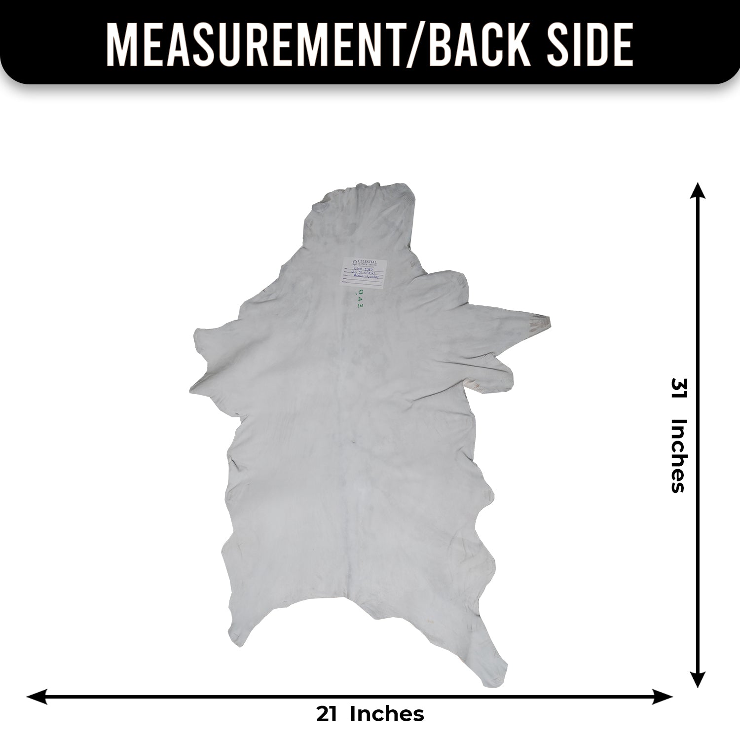 Luxurious Brown & White Genuine Goat Skin Rug for Home Décor - Celestial Leather Limited