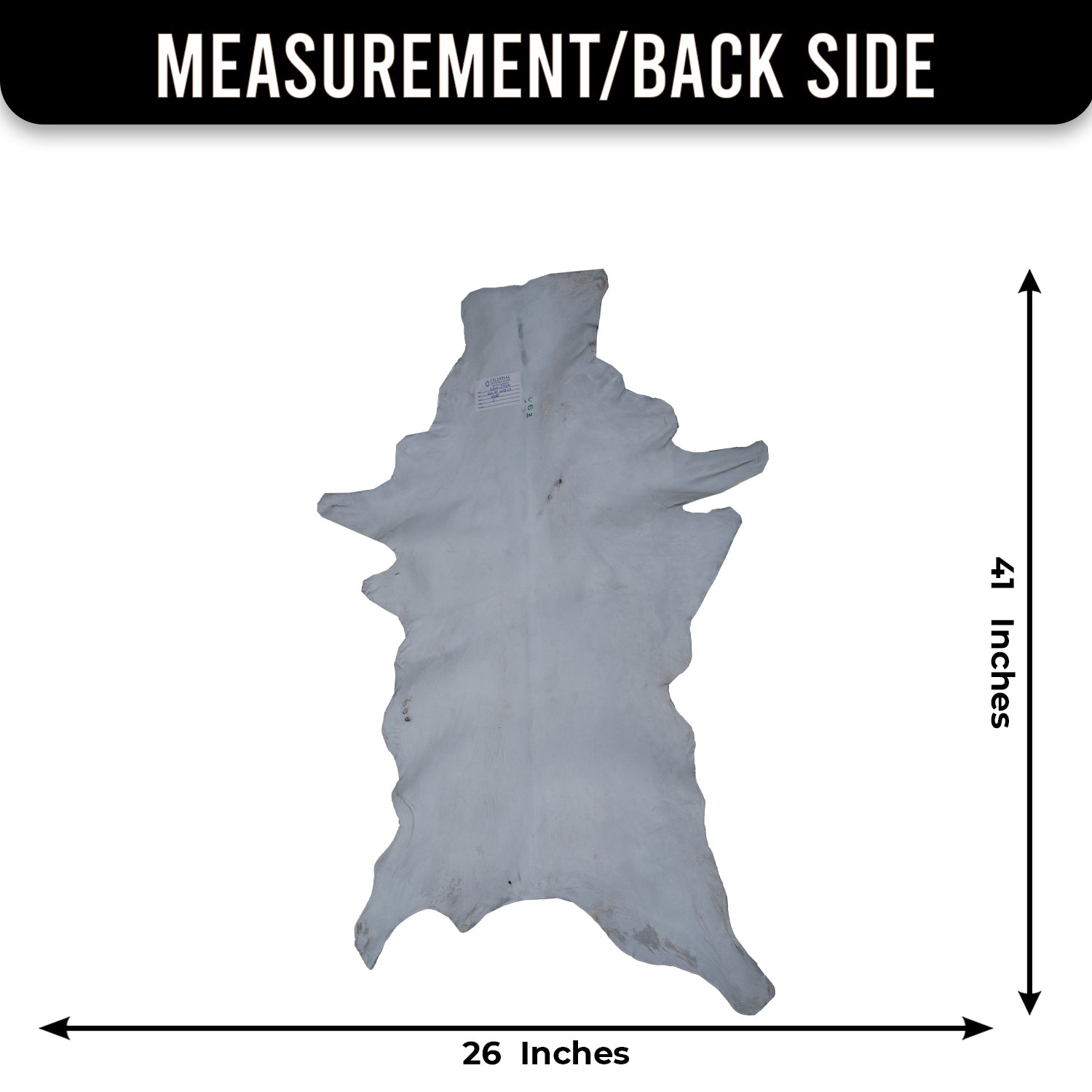 Handcrafted Dark Brown Goat Hide Rug - Soft, Natural Leather for Home Décor