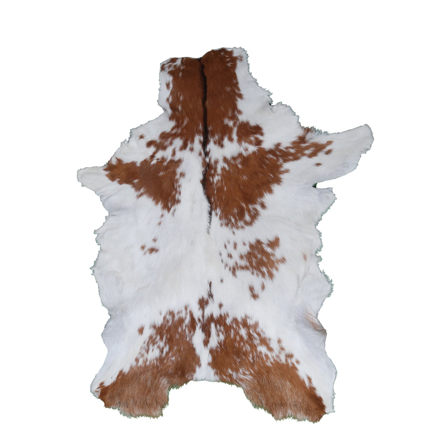 Decorative Dark Brown Goat Skin Rug - Luxurious Touch for Living Spaces