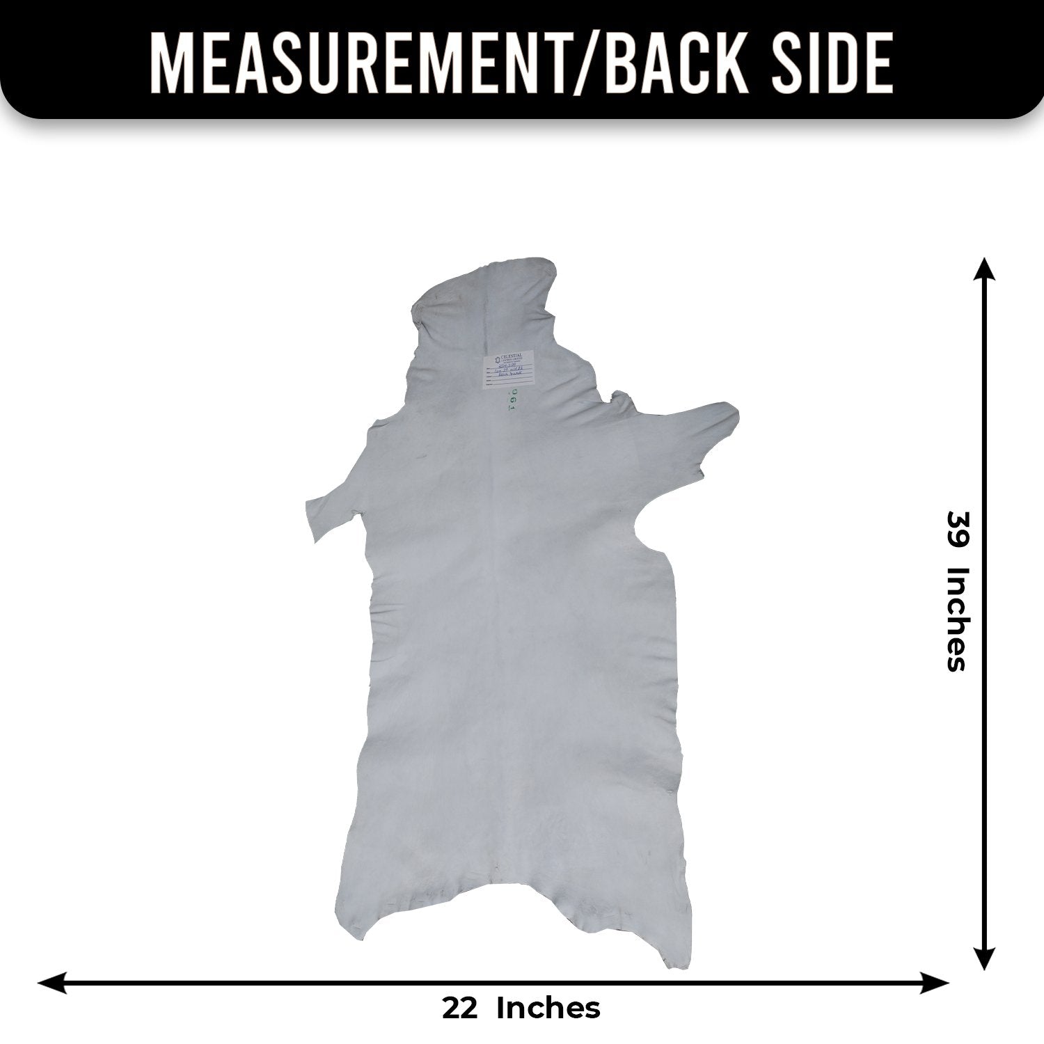 Luxury Black & White Genuine Goat Hide Rug - Premium Hair-On Goat Skin, Hypoallergenic, Non-Shedding, Eco-Friendly Décor for Modern Spaces - Celestial Leather Limited