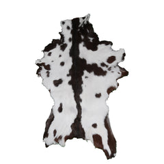 Natural Dark Brown Goat Skin Rug – Authentic Elegance for Your Home